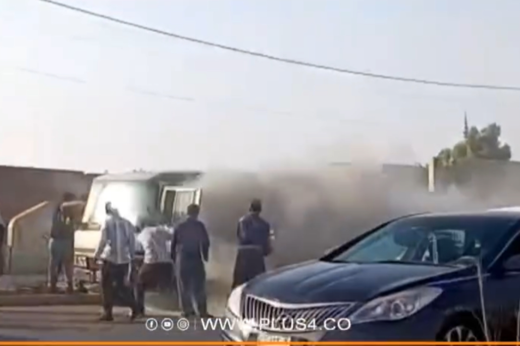 احتراق سيارة