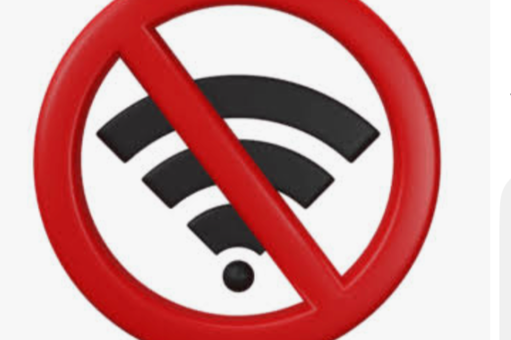No internet